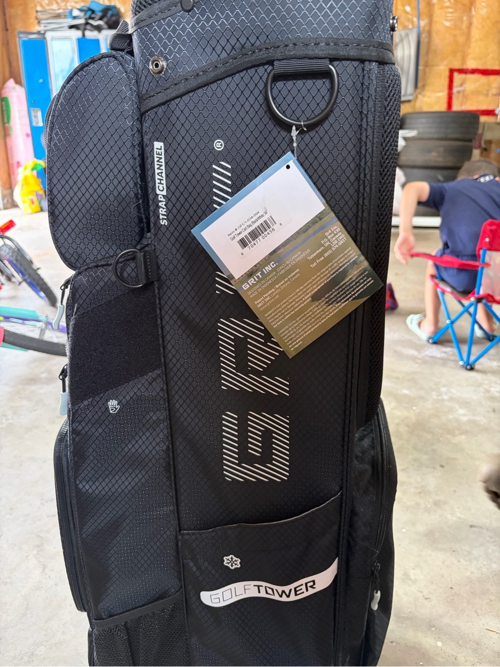 True Grit Black Golf Stand Bag